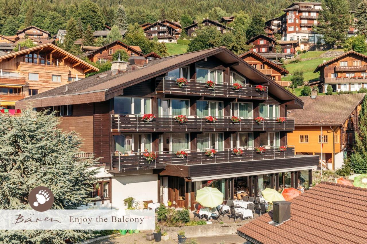 Alpenkraeuter Hotel Baeren Wengen Exterior photo